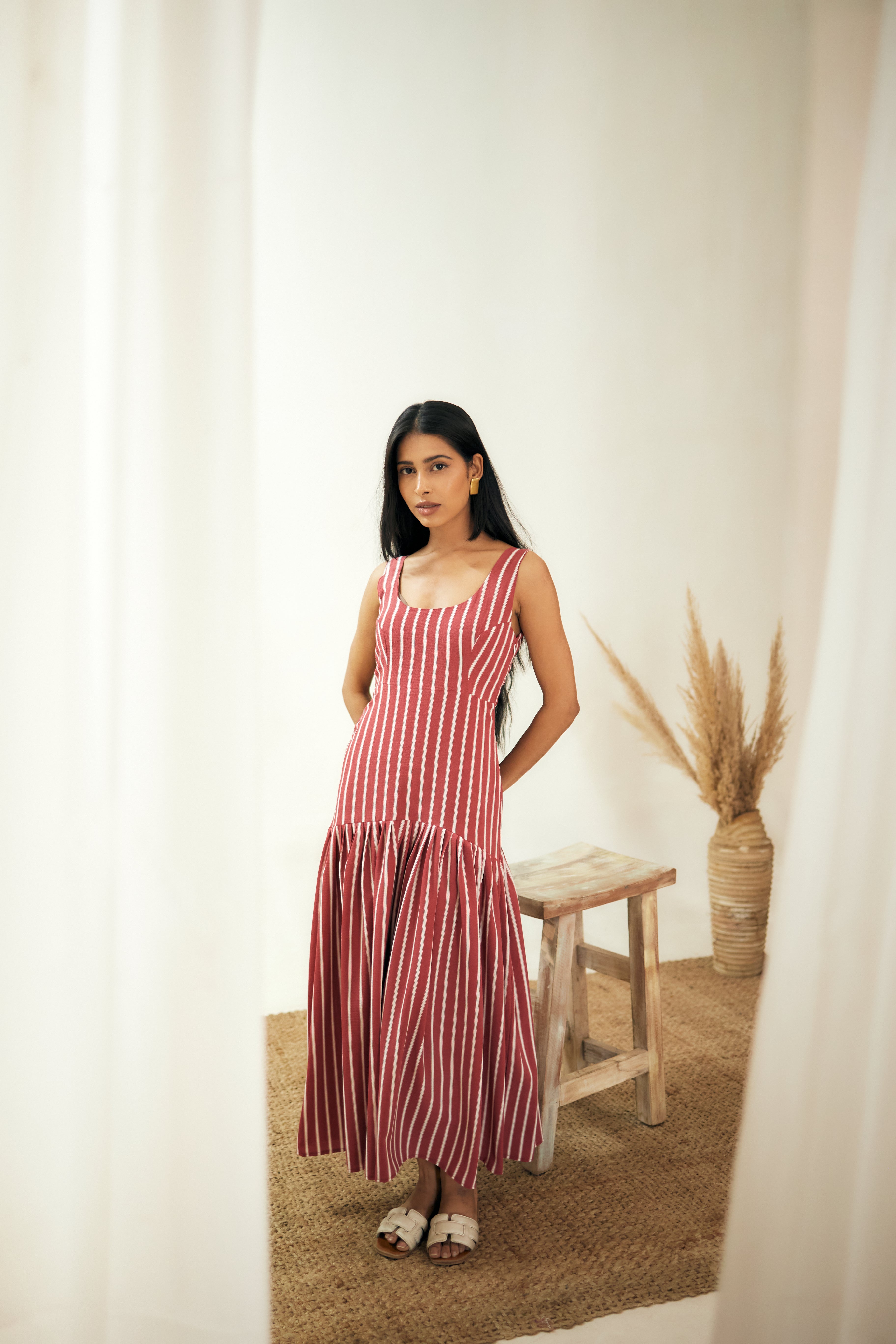Cherry Line Dress