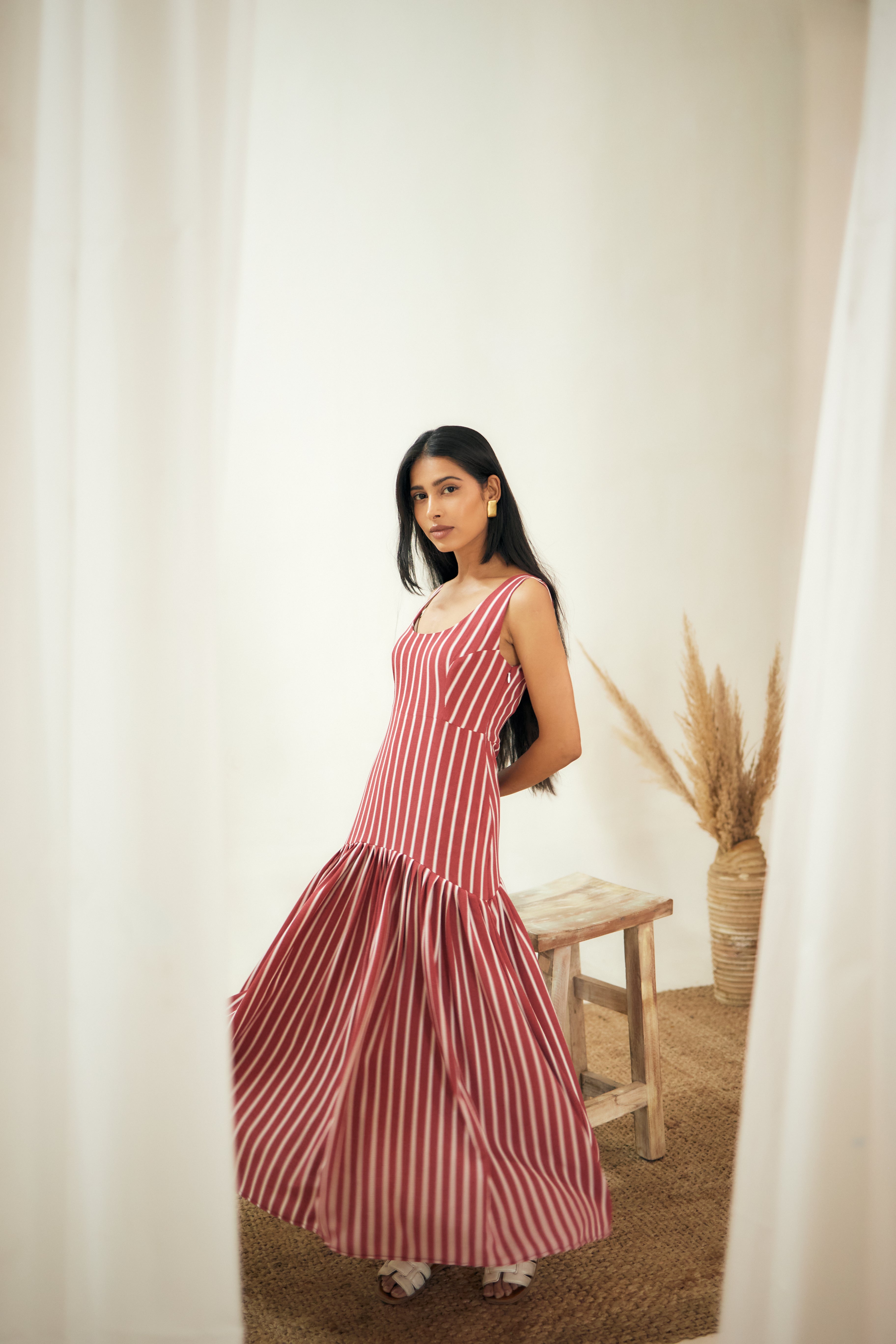 Cherry Line Dress
