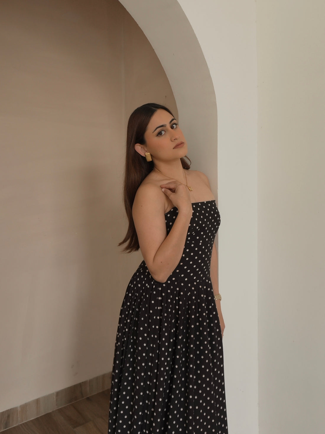 Spot On Black Dress