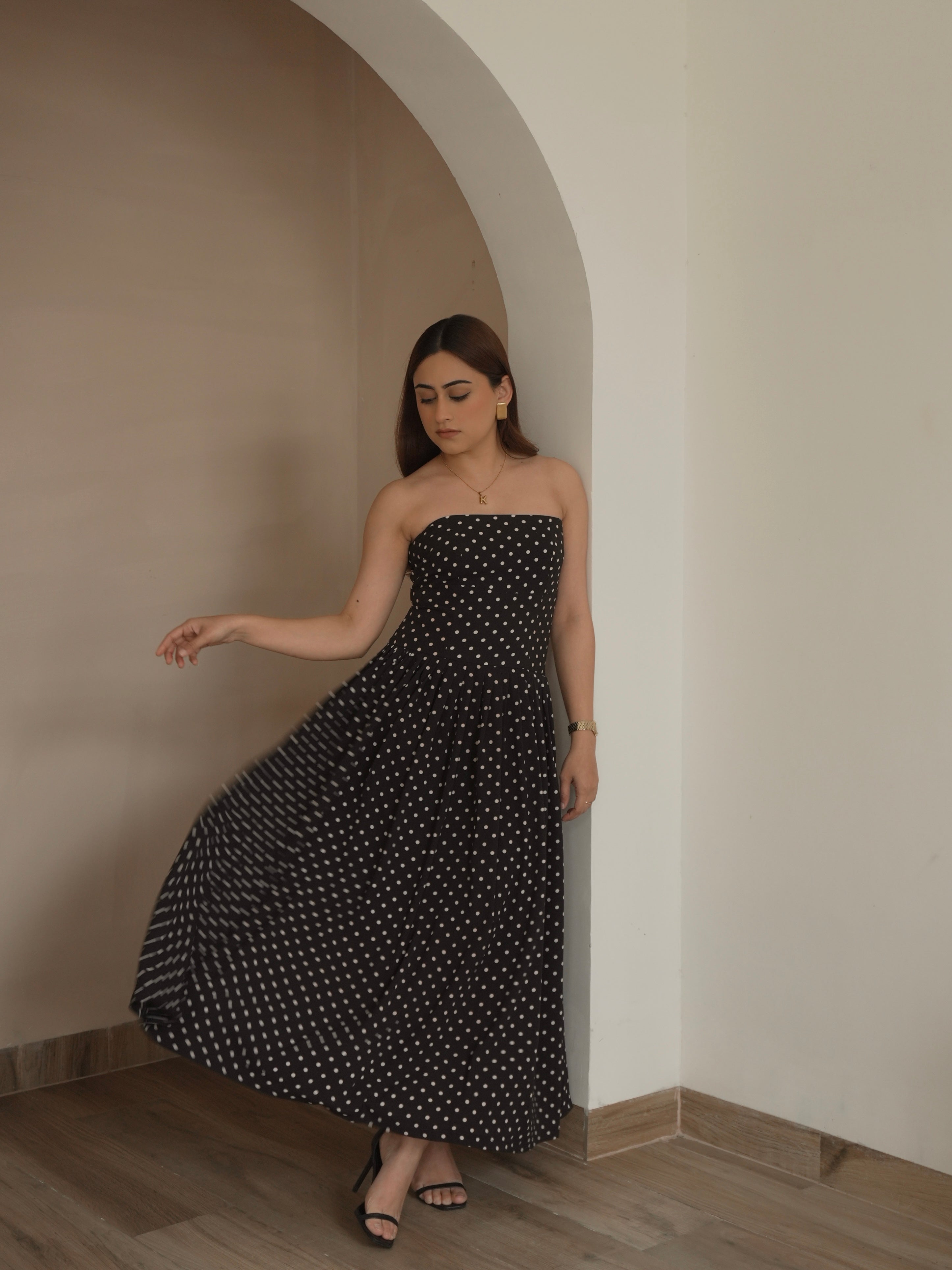 Spot On Black Dress